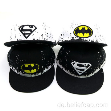 Benutzerdefinierte leere feste Snapbackhut